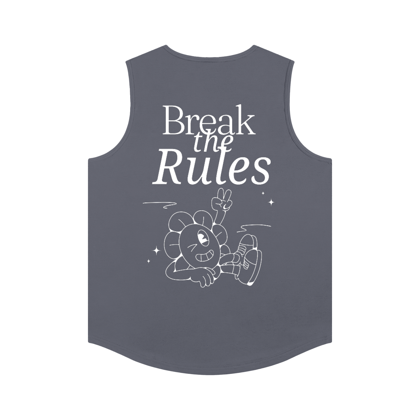 Flower Lightweight Sports Jersey Tank