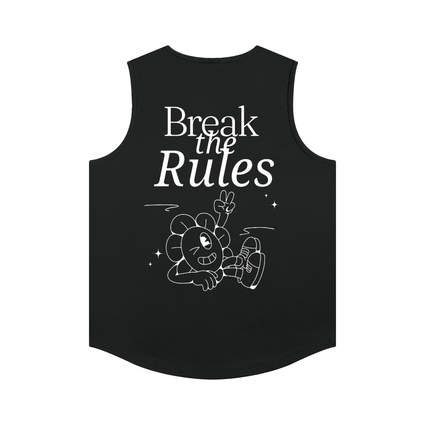 Flower Lightweight Sports Jersey Tank